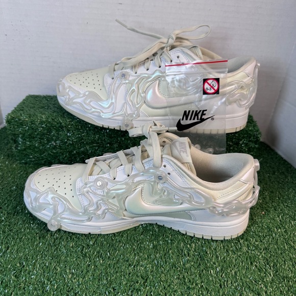 Nike Shoes - Nike Dunk Low LX Sea Glass Womens HF4951-001 Liquid TPU Overlay Sneakers Size 10